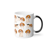 Cute Puppy Faces Color Morphing Coffee Mug | 11oz - Pet Supplies Café