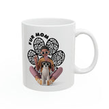 Fur Mom Mug Celebrates Your Dog Love +Coffee! 11oz - Pet Supplies Café