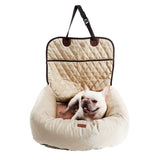 2-in-1 Dog Car Seat & Carrier | Folding Pad, Thickened Bed for Travel & Home