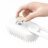 3-in-1 Electric Pet Brush Steam Groom Massage for Cats and Kittens