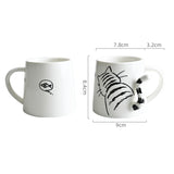 WHIMSICAL JAPANESE CERAMIC MUG: INSPIRED BY PETS AND PURR-FECTION - PS Café