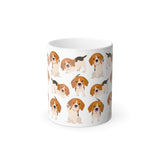 Cute Puppy Faces Color Morphing Coffee Mug | 11oz - Pet Supplies Café