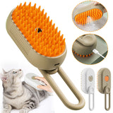 3-in-1 Electric Pet Brush Steam Groom Massage for Cats and Kittens