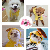 Banana Dog Costume: Cute Costume for Halloween and Parties for Small Dogs