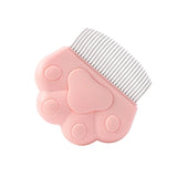 Cat Hair Removal Massaging Shell Comb Pink