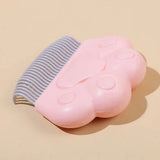 Cat Hair Removal Massaging Shell Comb Pink