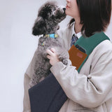 Dog Carrier dog and lady model picture