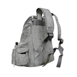 Portable mesh dog bag in gray color