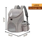 Lightweight dog bag featuring breathable mesh material