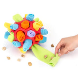 Interactive Snuffle Ball for Dogs | Portable Puzzle Toy for Natural Foraging Skills