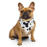 MONOCHROME CAMO BANDANA: SLEEK, SUSTAINABLE & VERSATILE FOR PETS AND ALL AGES