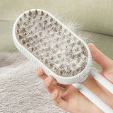 3-in-1 Electric Pet Brush Steam Groom Massage for Cats and Kittens