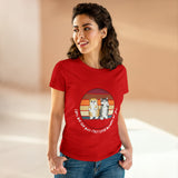 Feline Fashion Delight: Women's T-Shirt Soft Cotton Cat Lover Gift