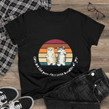 Feline Fashion Delight: Women's T-Shirt Soft Cotton Cat Lover Gift