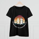 Feline Fashion Delight: Women's T-Shirt Soft Cotton Cat Lover Gift